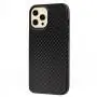 Чохол для iPhone 12 Pro Max Carbon під шкіру чорний