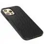 Чохол для iPhone 12 Pro Max Carbon під шкіру чорний