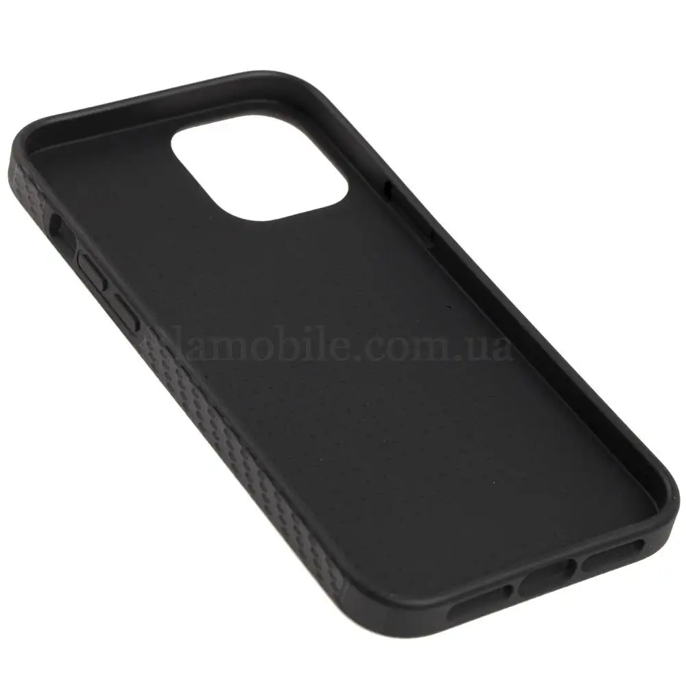 Чохол для iPhone 12 Pro Max Carbon під шкіру чорний