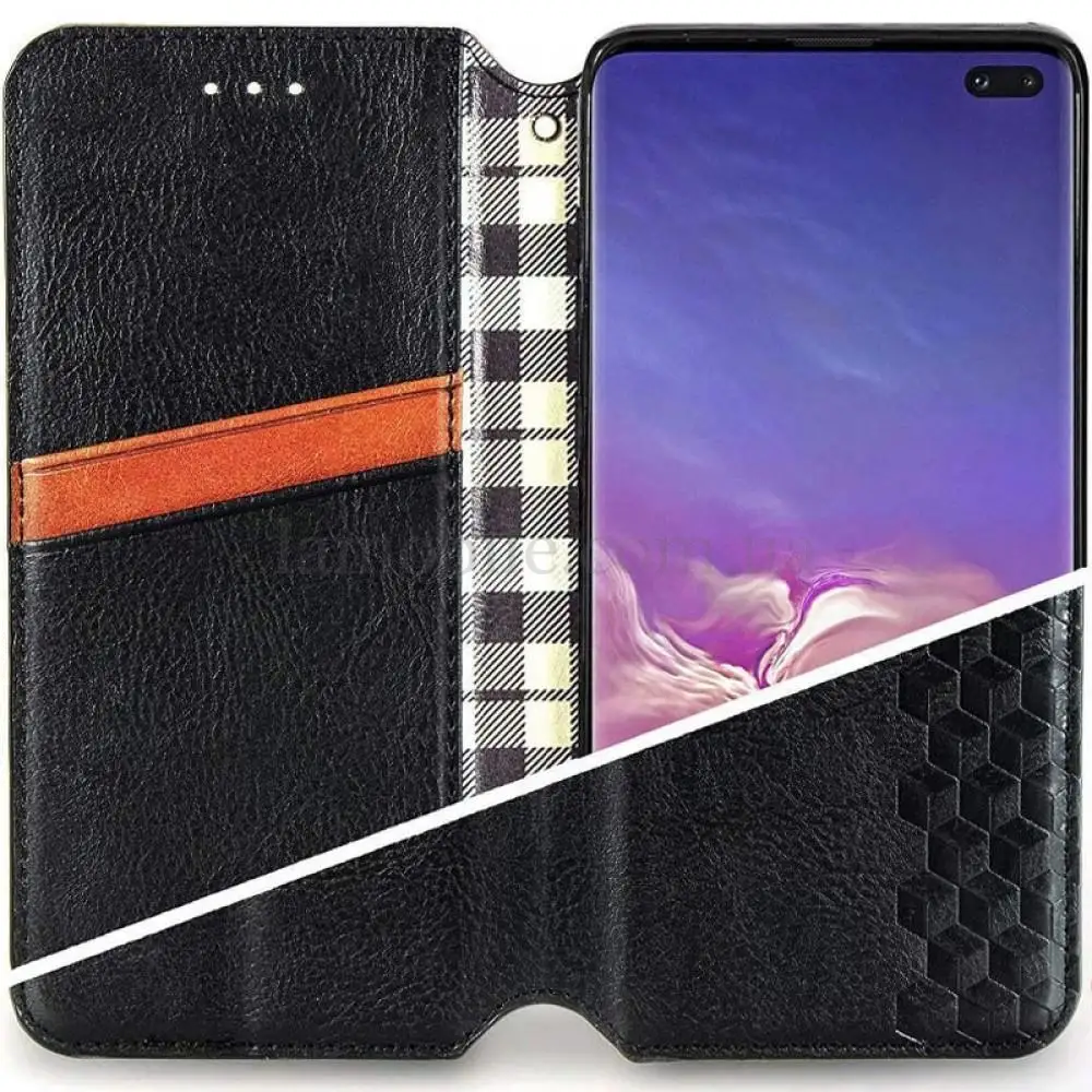 Чехол книжка для Samsung Galaxy A12 (A125) Getman Cubic черный