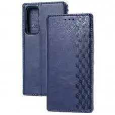Чехол книжка для Huawei P Smart 2021 / Y7A Getman Cubic синий