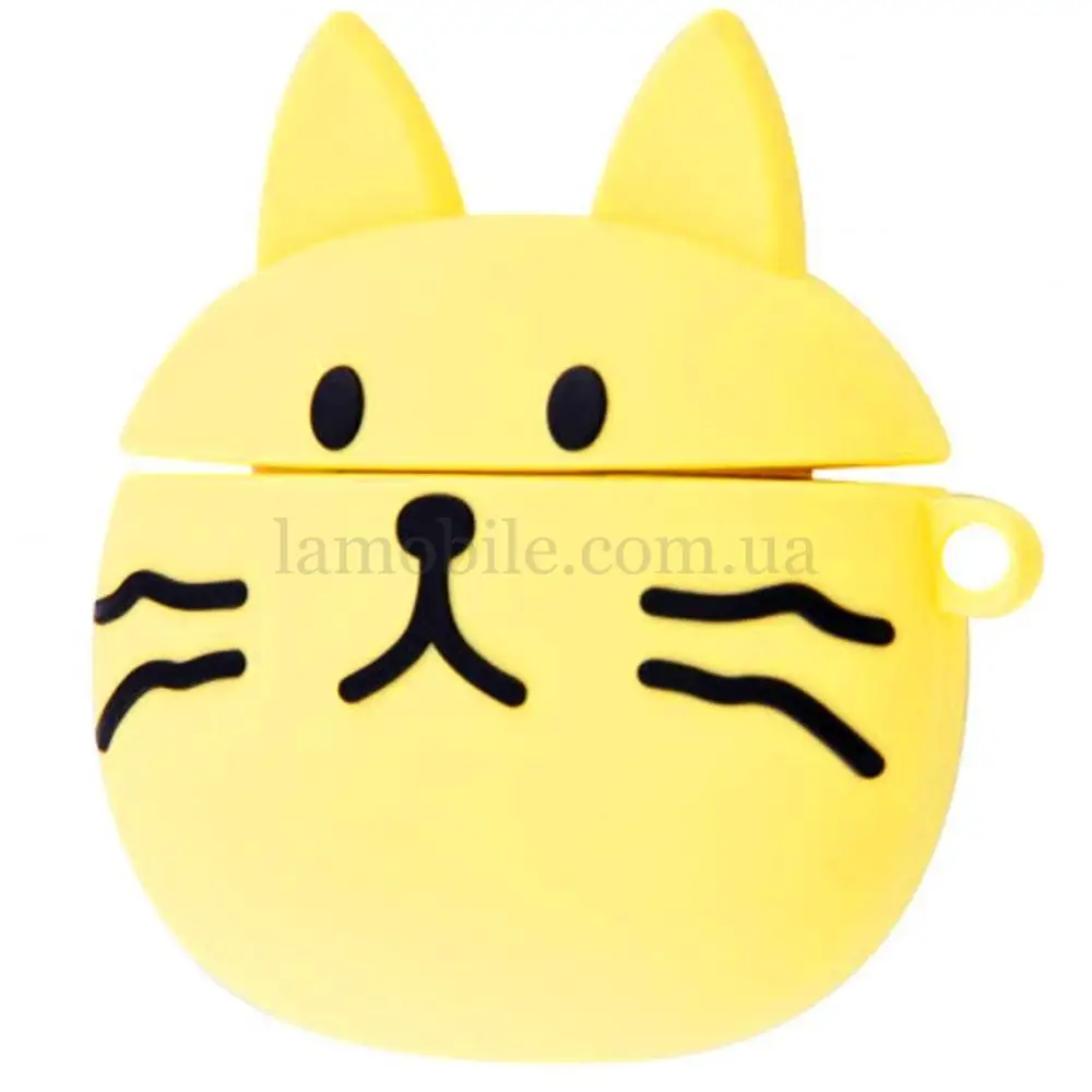 Чехол для AirPods Pretty cats желтый