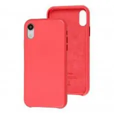 Чехол для iPhone Xr Leather Case (Leather) peony pink
