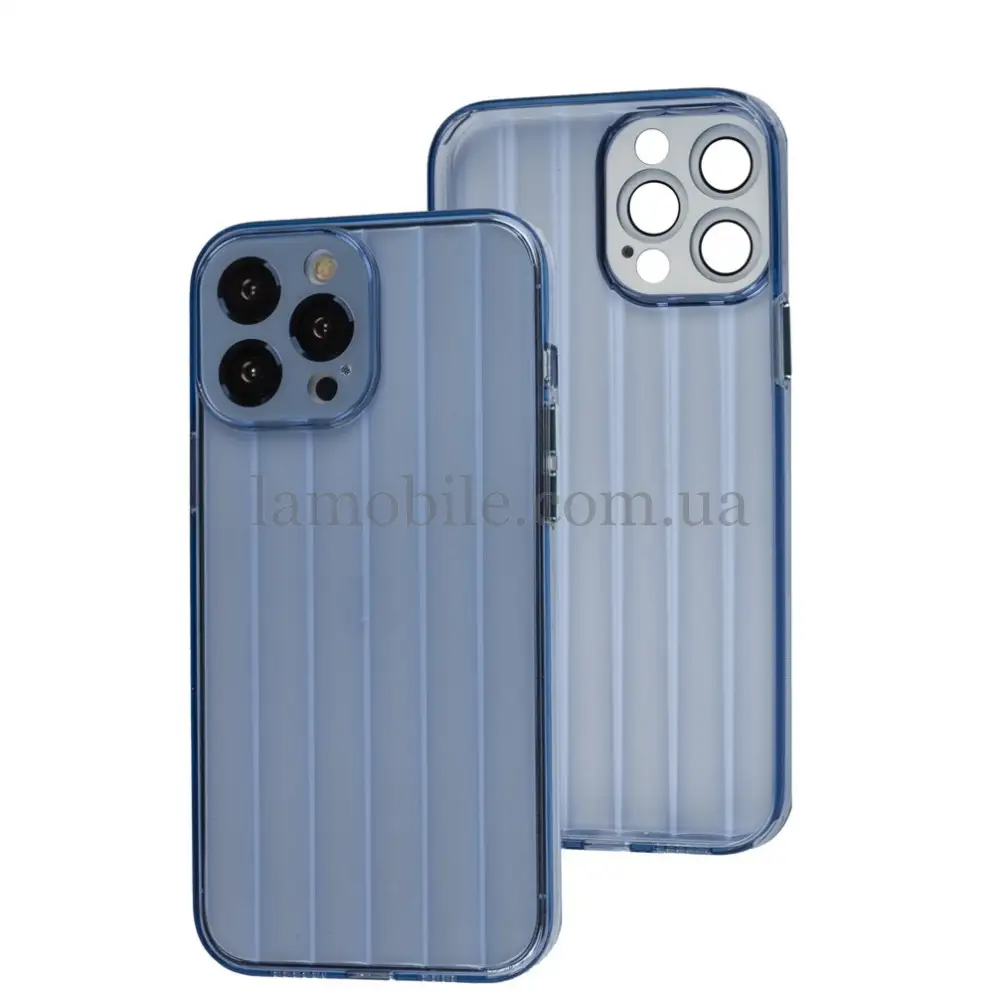 Чохол для iPhone 13 Pro Max Fibra Tide sierra blue