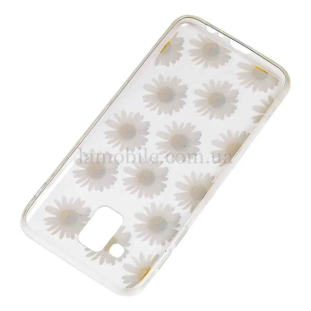 Чехол для Samsung Galaxy J6 2018 (J600) 3D рисунок "ромашка"