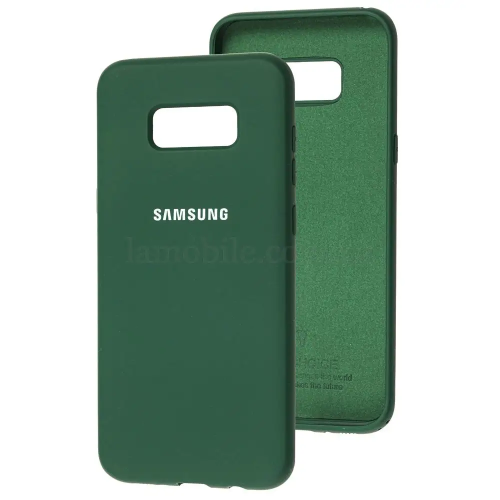 Чохол для Samsung Galaxy S8+ (G955) Silicone Full зелений / dark green