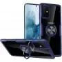 Чехол для Samsung Galaxy A71 (A715) Deen CrystalRing с кольцом синий   