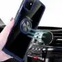Чехол для Samsung Galaxy A71 (A715) Deen CrystalRing с кольцом синий   