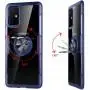 Чехол для Samsung Galaxy A71 (A715) Deen CrystalRing с кольцом синий   