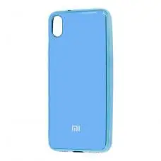 Чехол для Xiaomi Redmi 7A Silicone case (TPU) голубой