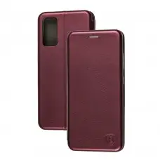 Чохол книжка Premium для Samsung Galaxy S20 FE (G780) бордовий