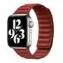 Ремешок для Apple Watch 38/40mm Leather Link красный