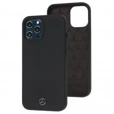 Чехол для iPhone 12 Pro Max черный лого авто дизайн 1