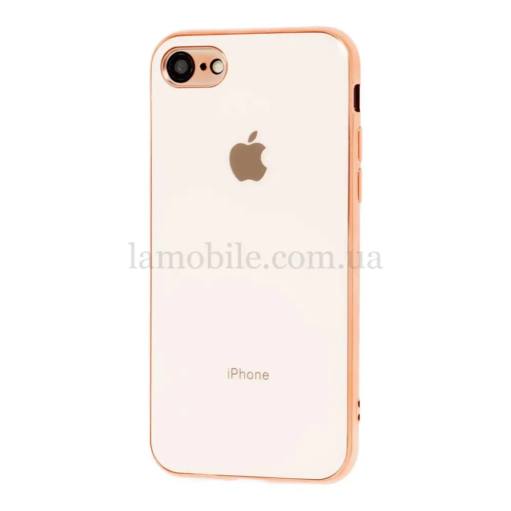 Чохол для iPhone 7 / 8 Silicone case (TPU) золотистий