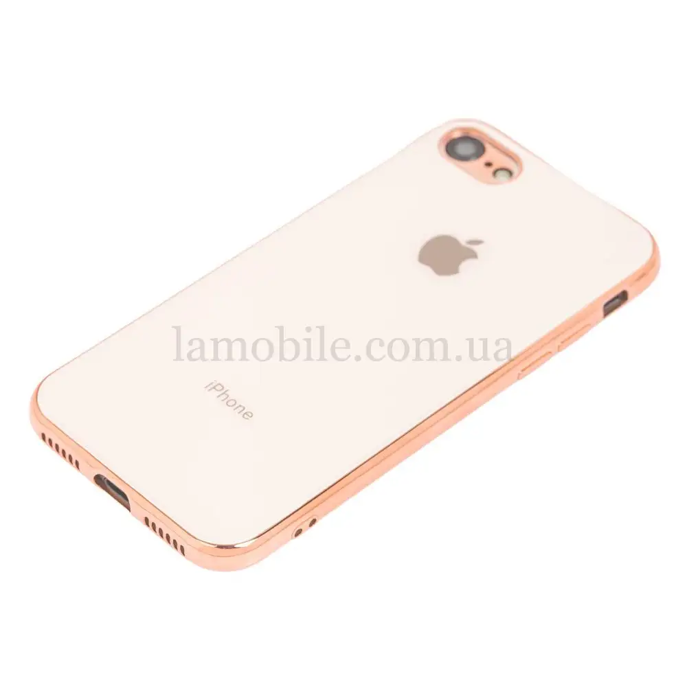 Чохол для iPhone 7 / 8 Silicone case (TPU) золотистий