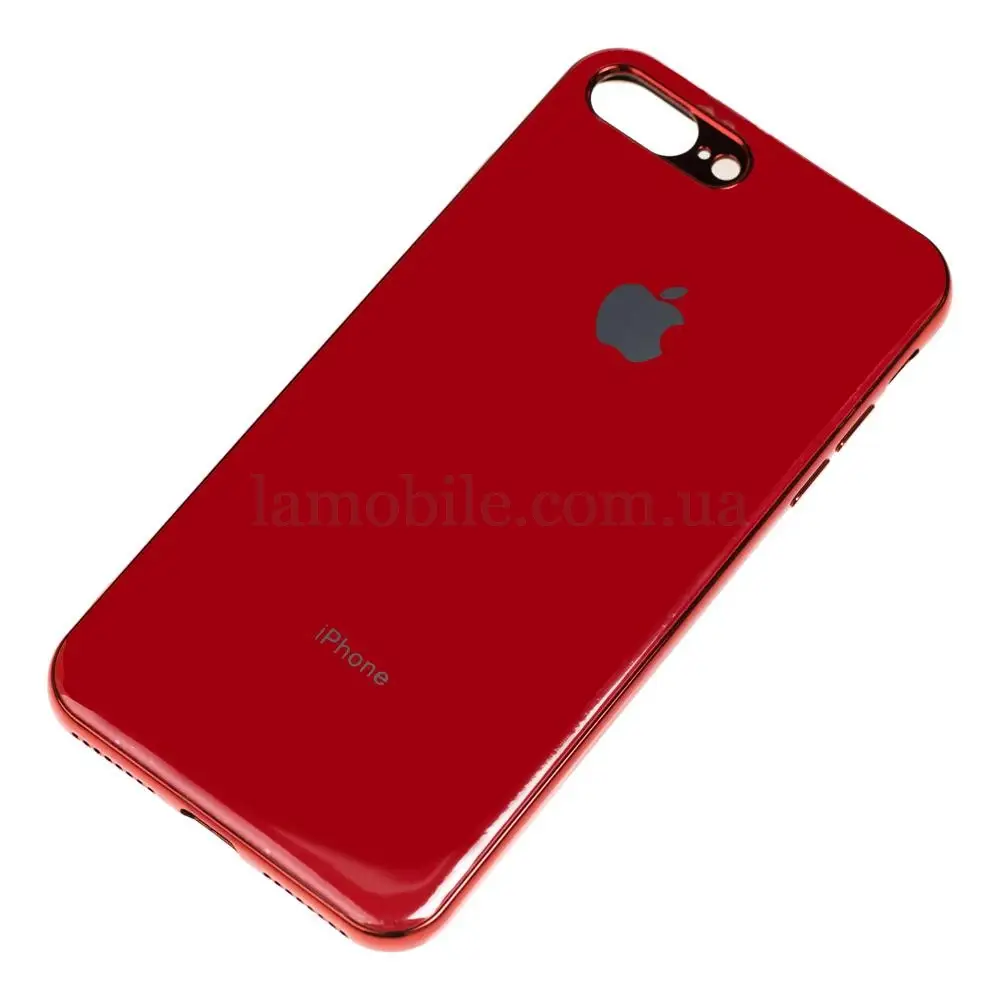 Чехол для iPhone 7 Plus / 8 Plus Silicone case (TPU) красный