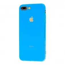 Чехол для iPhone 7 Plus / 8 Plus Silicone case голубой