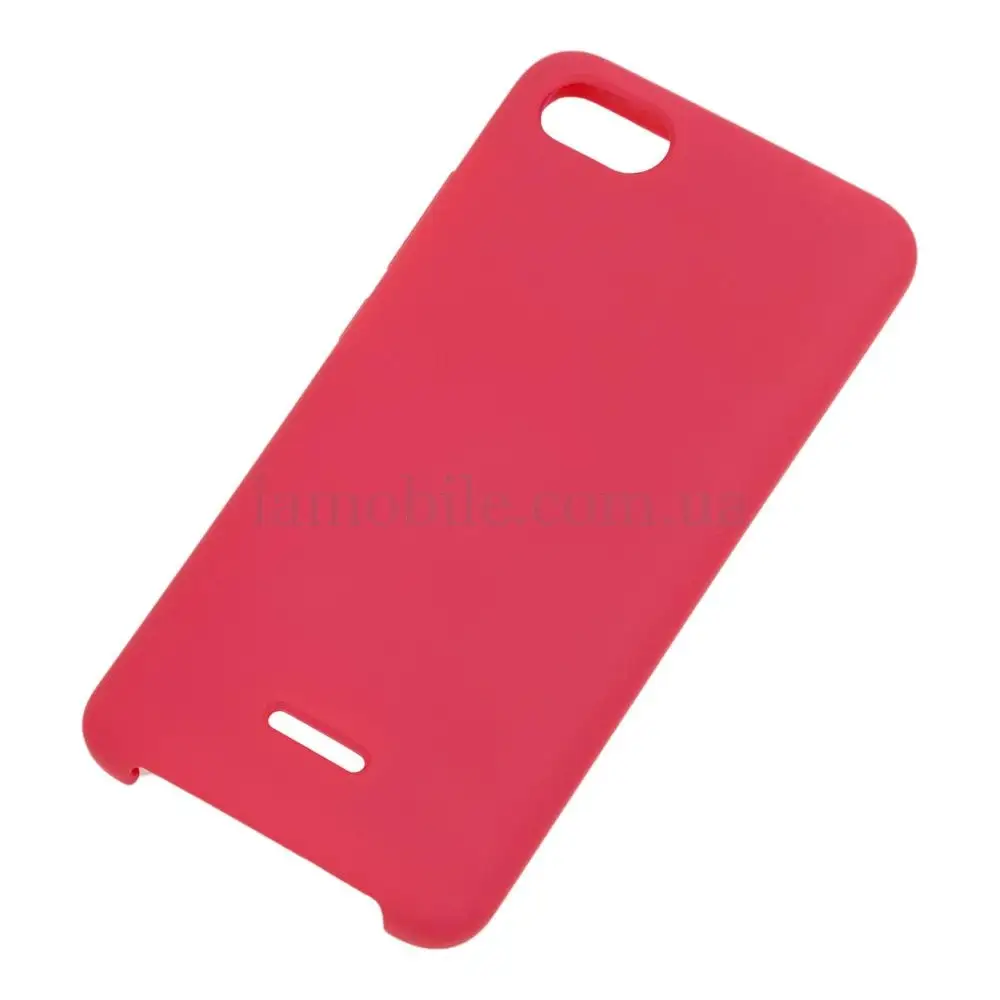 Чохол для Xiaomi Redmi 6A Silicone рожевий