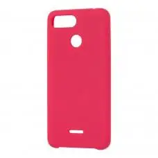 Чохол для Xiaomi Redmi 6 Silicone рожевий