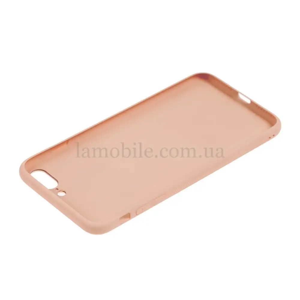 Чохол New glass для iPhone 7 Plus / 8 Plus рожевий пісок
