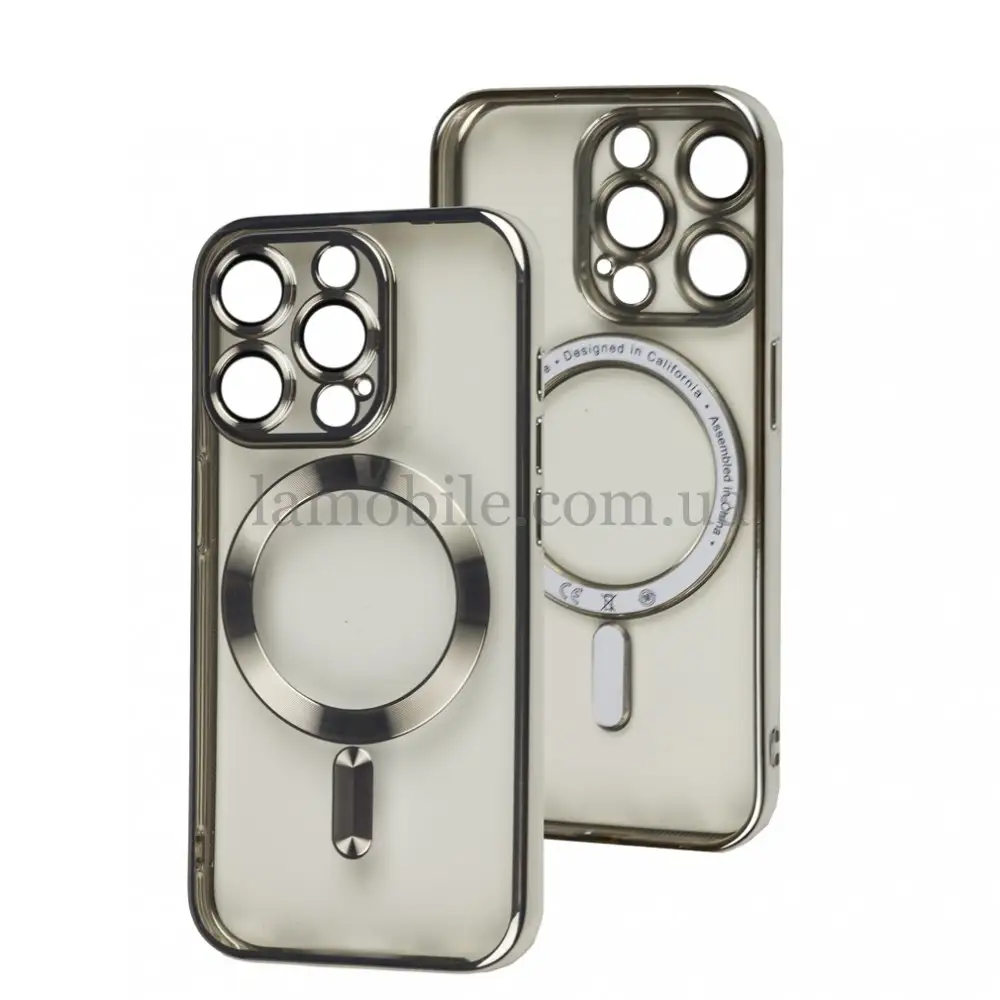 Чохол для iPhone 15 Pro Berlia MagSafe silver
