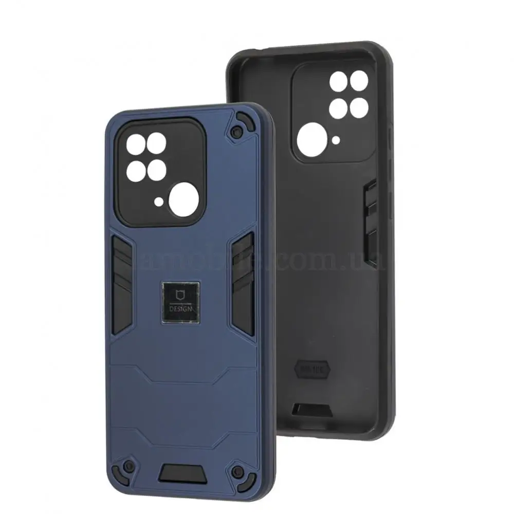 Чохол для Xiaomi Redmi 10C Military armor blue