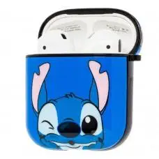 Чохол для AirPods Young Style Стич синій