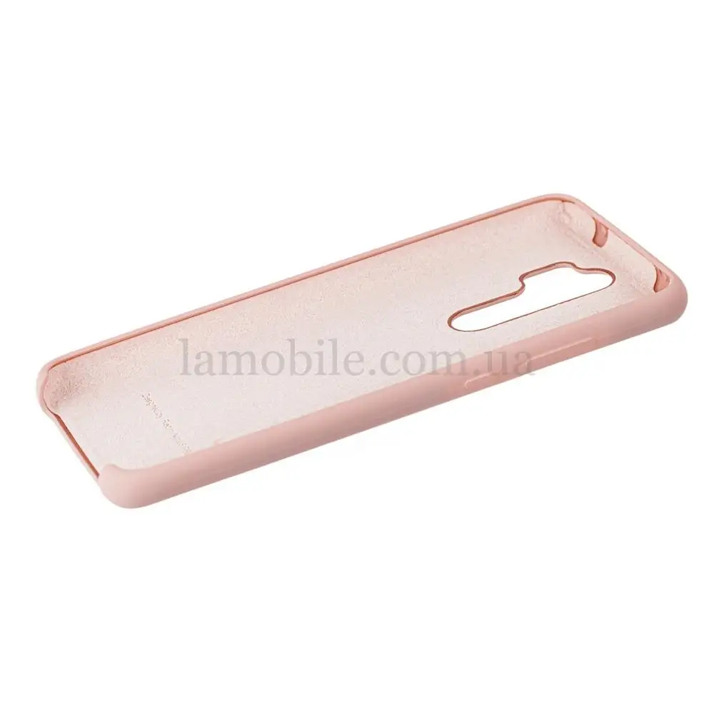 Чехол для Xiaomi Redmi Note 8 Pro Silky Soft Touch "розовый песок"