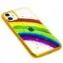 Чехол для iPhone 11 Colorful Rainbow оранжевый