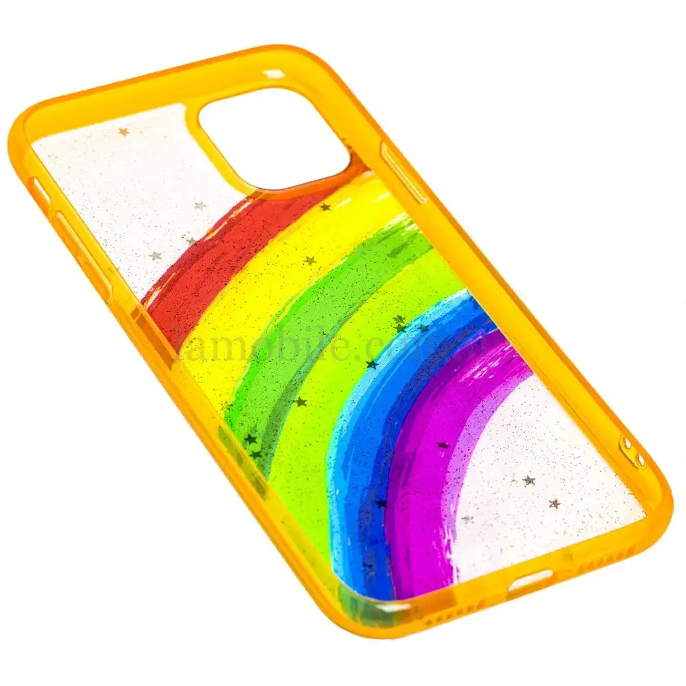 Чехол для iPhone 11 Colorful Rainbow оранжевый