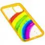 Чехол для iPhone 11 Colorful Rainbow оранжевый