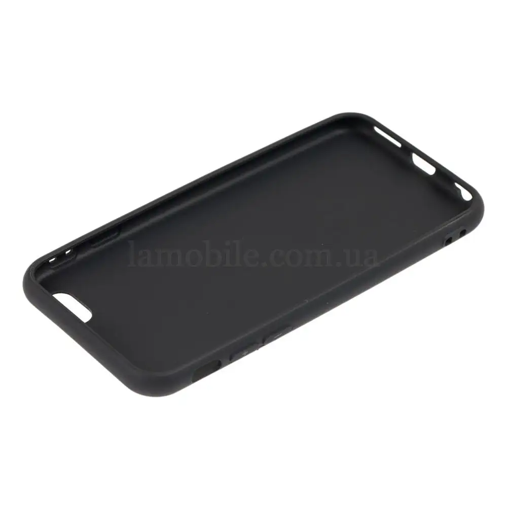 Чехол для iPhone 6 / 6s Smoothy print черно-красный