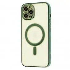 Чохол для iPhone 12 Pro Max MagSafe J-case темно-зелений