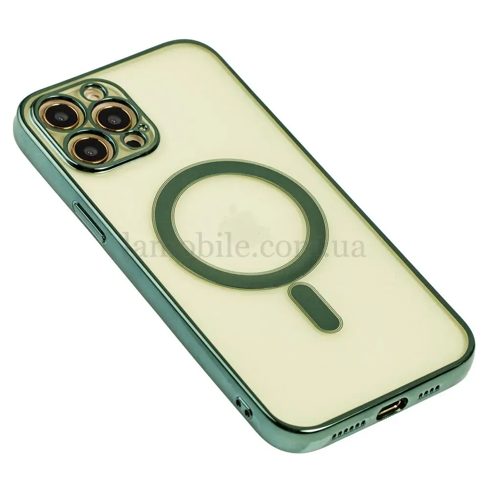 Чехол для iPhone 12 Pro Max MagSafe J-case темно-зеленый