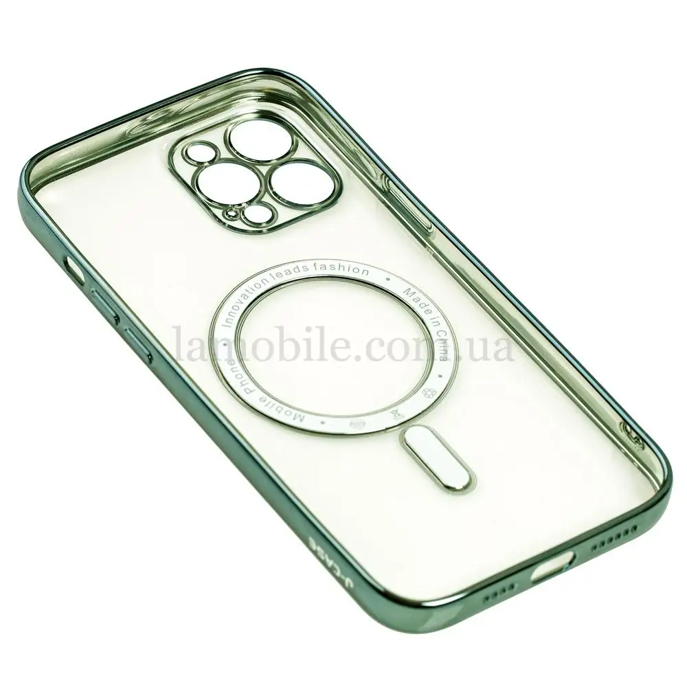 Чехол для iPhone 12 Pro Max MagSafe J-case темно-зеленый