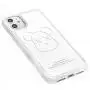 Чохол для iPhone 11 Kaws leather білий