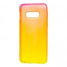 Чехол для Samsung Galaxy S10e (G970) Gradient Design красно-желтый