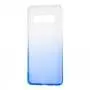 Чохол для Samsung Galaxy S10 (G973) Gradient Design біло-блакитний