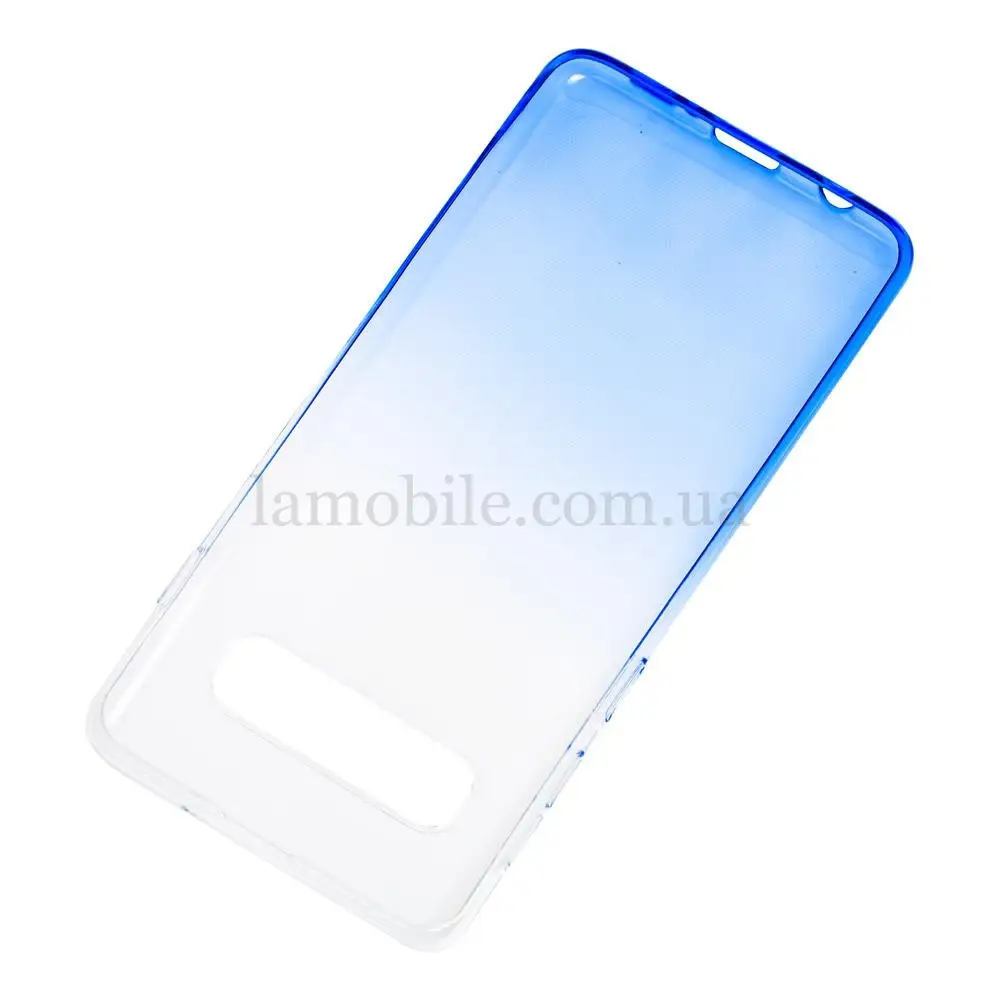 Чохол для Samsung Galaxy S10 (G973) Gradient Design біло-блакитний