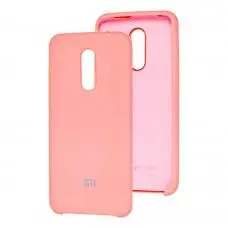 Чохол для Xiaomi Redmi 5 Plus Silky Soft Touch "персиковий"