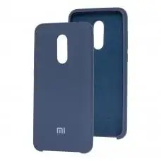 Чохол для Xiaomi Redmi 5 Plus Silky Soft Touch темно-синій