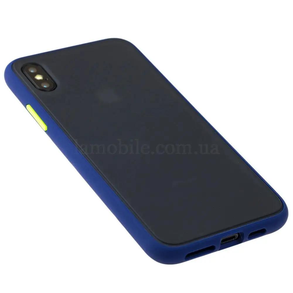 Чохол для iPhone Xs Max LikGus Maxshield синій