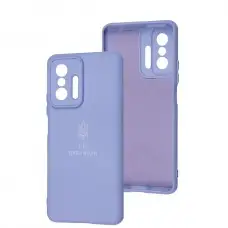 Чехол для Xiaomi 11T / 11T Pro Full Premium Трезубец сиреневый / dasheen 