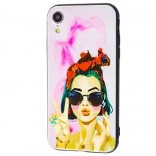 Чехол для iPhone Xr Girls UV peace