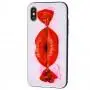 Чехол для iPhone X / Xs Girls UV lips
