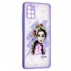 Чехол для Samsung Galaxy A71 (A715) Wave Cartoon foxy eyes