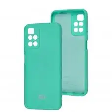 Чехол для Xiaomi Redmi 10 Full camera бирюзовый 