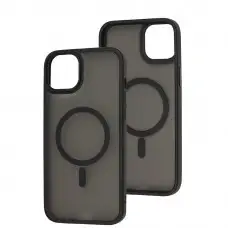 Чехол для iPhone 15 Plus WAVE Matte Insane MagSafe black