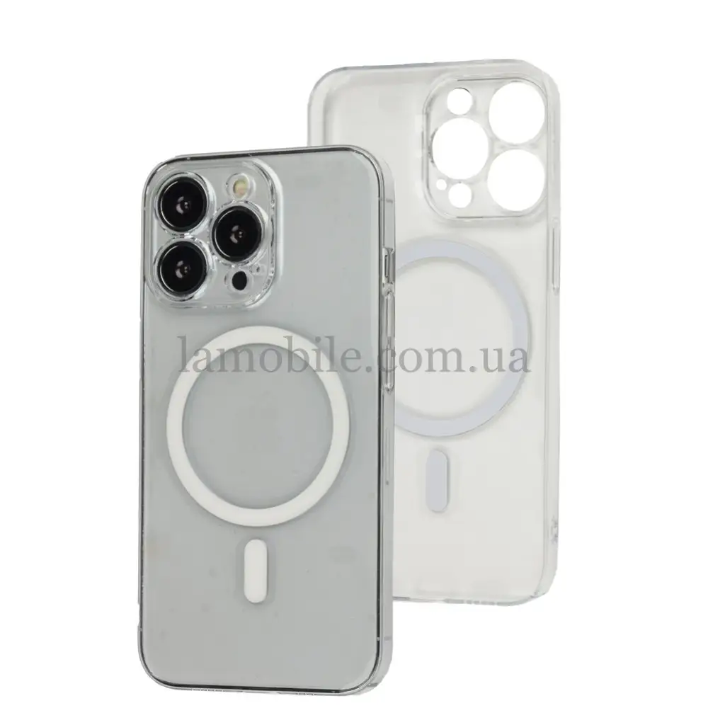 Чехол для iPhone 12 Pro Max MagSafe Wave premium crystral Full
