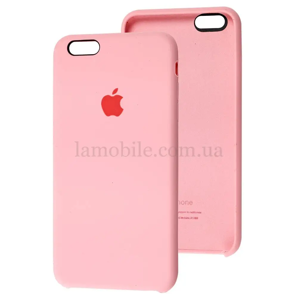 Чохол Silicon для iPhone 6 Plus Case світло-рожевий